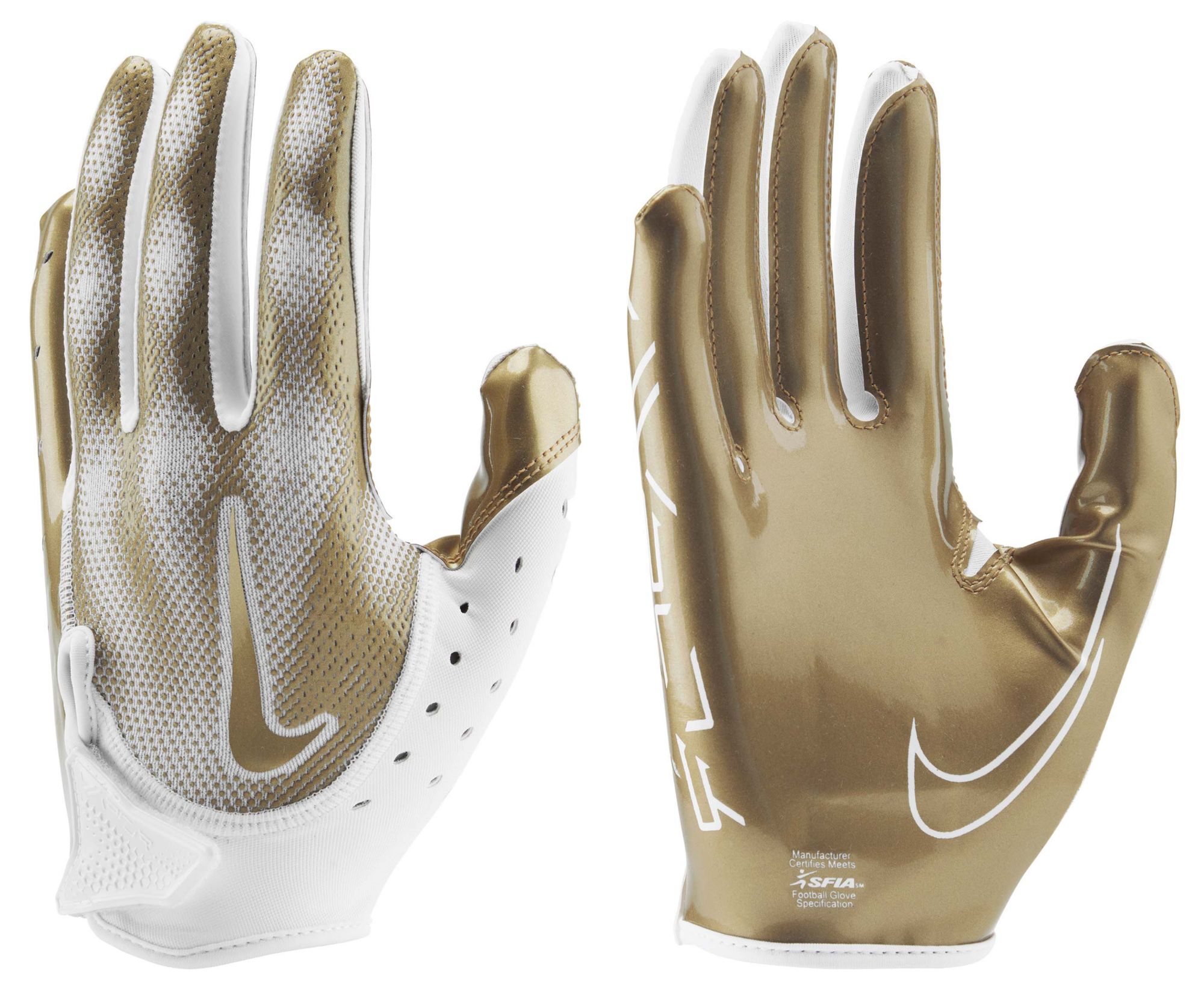 Nike / Youth Metallic Vapor Jet 7.0 Football Gloves