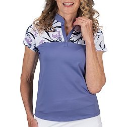Nancy Lopez Women's Minx Short Sleeve Golf Polo