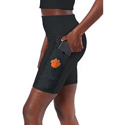 Certo Women's Clemson Tigers Black Biker Shorts