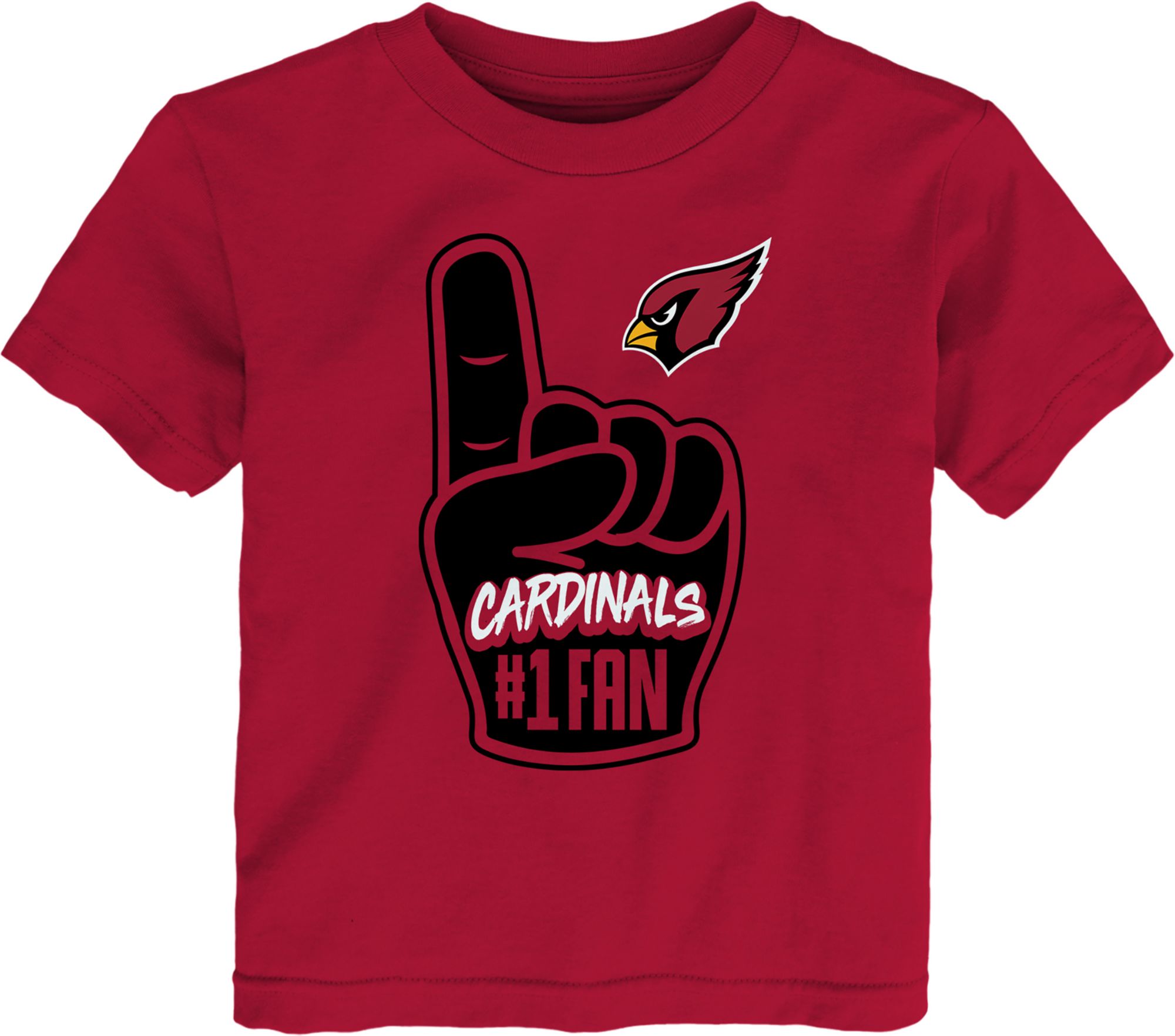 American Girl Arizona Cardinals 18 inch Fan Tee with Crew Neck Striped  Short Sleeve, Red and Black, 1 pcs, Ages 6+