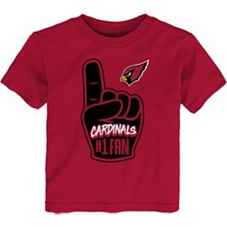 NFL Team Apparel Toddler Arizona Cardinals Hand Off Red T-Shirt