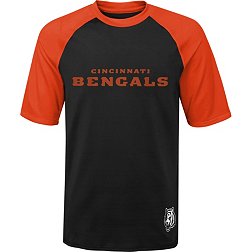 NFL Team Apparel Youth Cincinnati Bengals Rash Guard Black T-Shirt