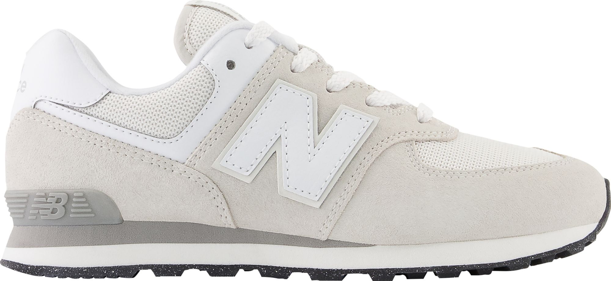 New Balance Kids' Grade School 574 v2 Shoes, 6.5 W, Nimbus Cloud/White