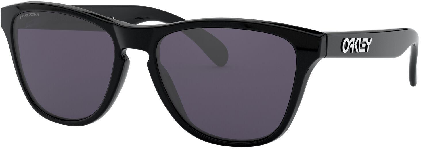 Photos - Sunglasses Oakley Youth XS Frogskins , Polished Black/Prizm Grey 22OAKYFRGS 