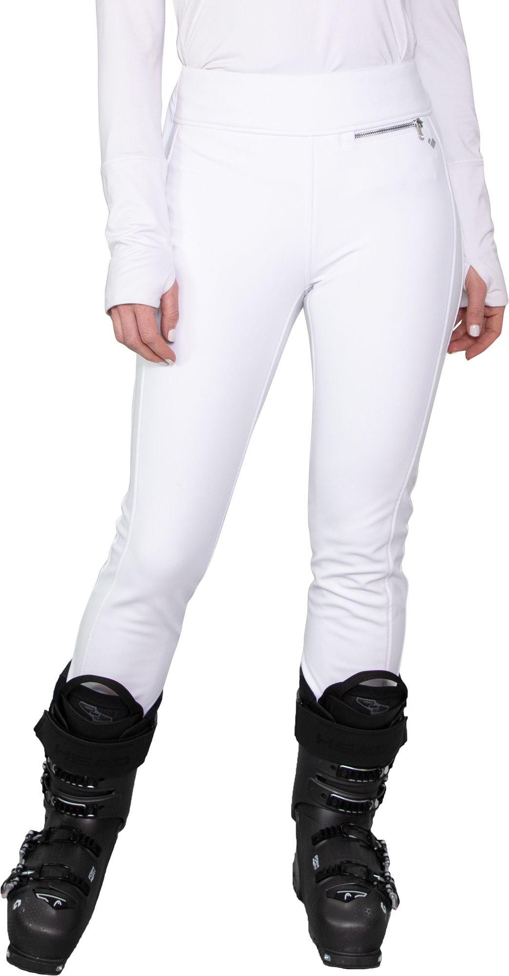 Photos - Ski Wear Obermeyer Women's Jinks ITB Softshell Pants, Size 10, White 22OBEWWJNKSTBS