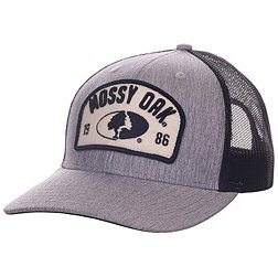 Outdoor Cap Adult Mossy Oak Felt Patch Mesh Back Hat