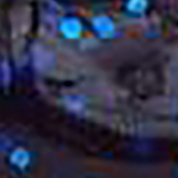 Electric Blue/White