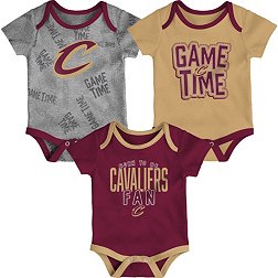 Outerstuff NBA Youth Girls Cleveland Cavaliers Split V-Neck Tee