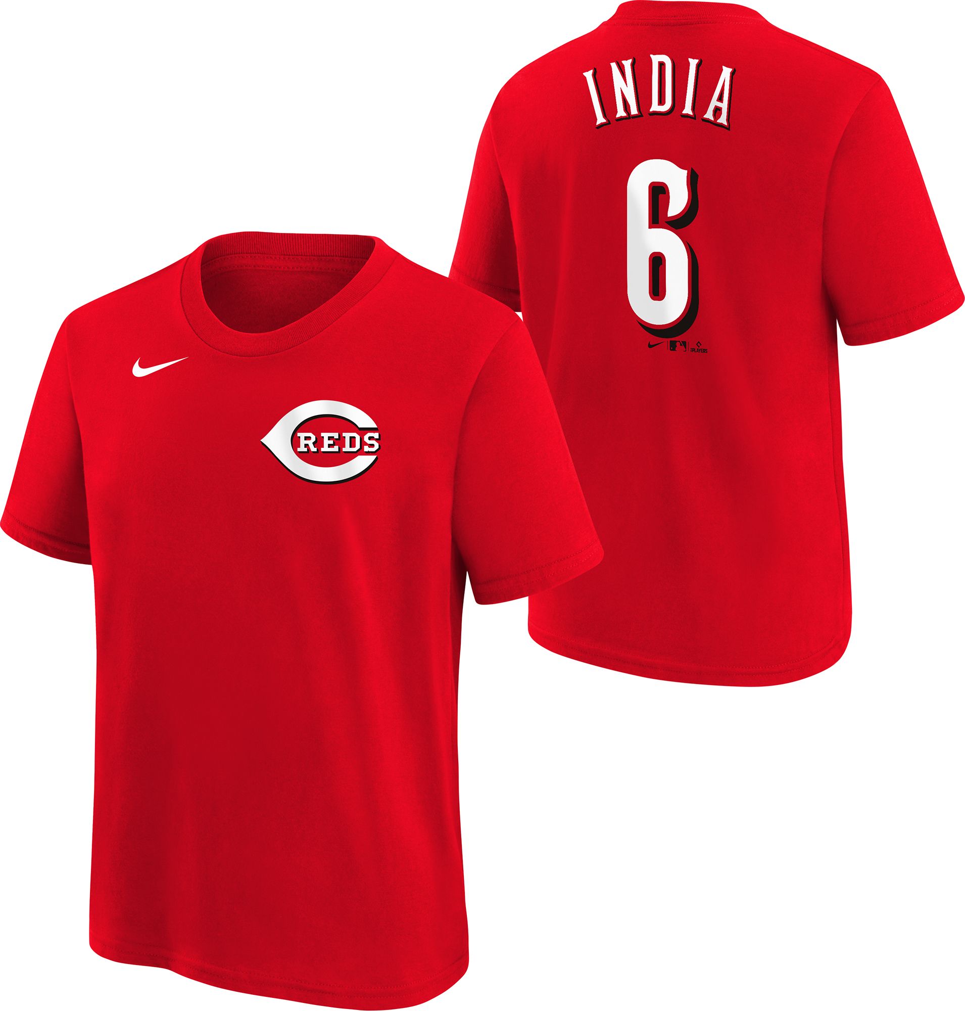 Nike / Youth Cincinnati Reds Jonathan India #6 White Replica Baseball Jersey
