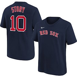 Nike Men's Boston Red Sox Trevor Story #10 White Home Cool Base Jersey