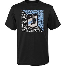 MLS Youth Minnesota United FC Divide Black T-Shirt