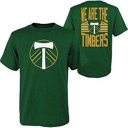 MLS Youth Portland Timbers Slogan Green T-Shirt