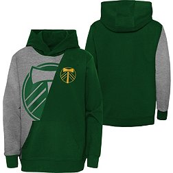 MLS Youth Portland Timbers Unrivaled Green Pullover Hoodie