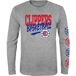 Outerstuff Youth Los Angeles Clippers Grey Get Busy Long Sleeve Shirt