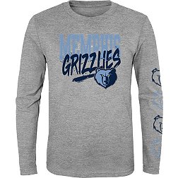Outerstuff Youth Memphis Grizzlies Grey Get Busy Long Sleeve Shirt