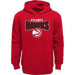 Outerstuff Youth Atlanta Hawks Red Pullover Hoodie