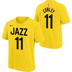 Nike Youth Utah Jazz Mike Conley #11 Yellow T-Shirt