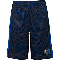 Outerstuff Youth Dallas Mavericks Navy Scribble Dribble Baller Shorts