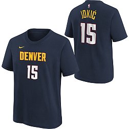 Nike Youth Denver Nuggets Nikola Jokic #15 Navy T-Shirt
