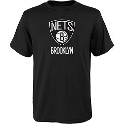 Outerstuff Youth Brooklyn Nets Black Logo T- Shirt