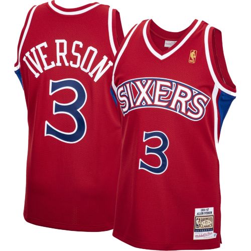 NBA Sixers アイバーソン ♯3 スウィングスマンジャージ（XL） NBA アレン・アイバーソン 76ers ユニフォーム スウィングマン
