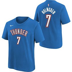 Nike Youth Oklahoma City Thunder Chet Holmgren #7 Blue T-Shirt