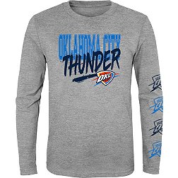 Oklahoma City Thunder Long Sleeve Performance Primary Logo Possession Tee  Kids