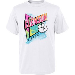 Gen2 Youth Clemson Tigers White Neon Daze T-Shirt