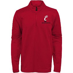 Gen2 Youth Cincinnati Bearcats Dark Red 1/4 Zip Jacket