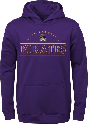 Gen2 Youth East Carolina Pirates Purple Hoodie