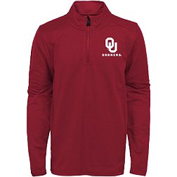 Gen2 Youth Oklahoma Sooners Dark Red 1/4 Zip Jacket