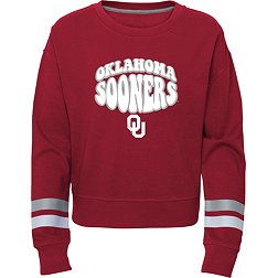 Gen2 Youth Oklahoma Sooners Crimson Crew Pullover Sweater