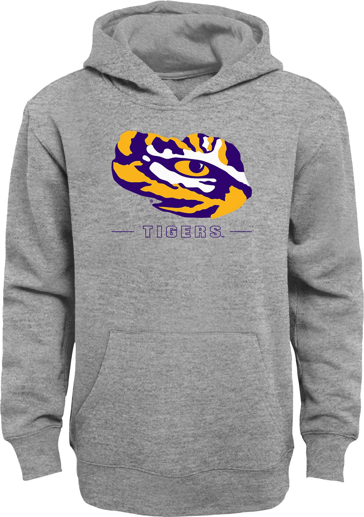 Gen2 Youth LSU Tigers Heather Grey Hoodie