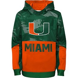Gen2 Youth Miami Hurricanes Green Pullover Hoodie
