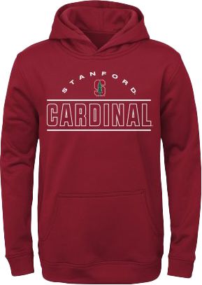 Gen2 Youth Stanford Cardinal Dark Red Hoodie