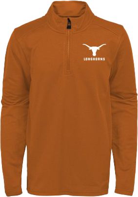 Gen2 Youth Texas Longhorns Burnt Orange 1/4 Zip Jacket
