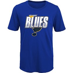 NWOT St. Louis Blues Blue Girls Youth L/S T-Shirt Shirt (L) Large (10/12)  Jersey