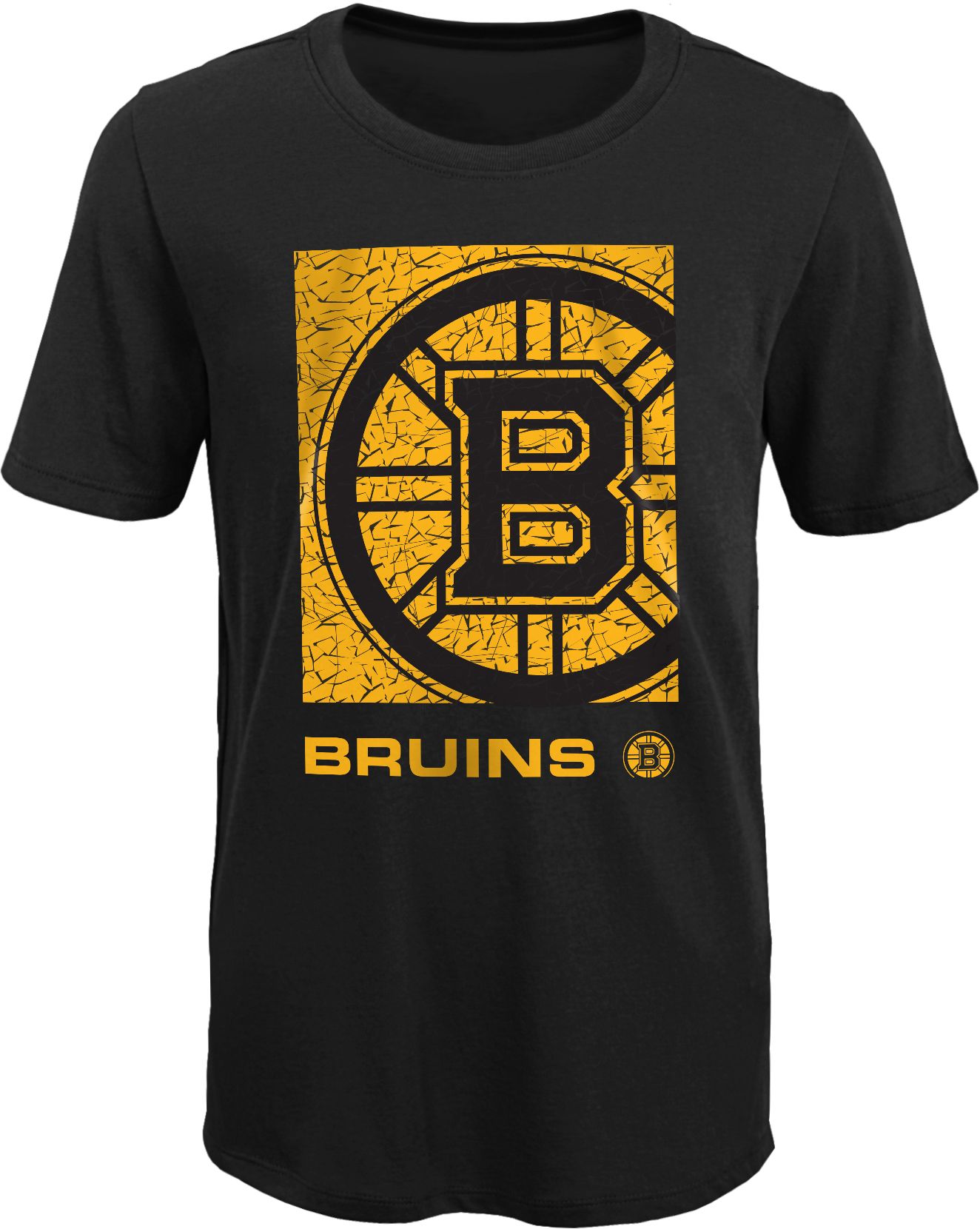 NHL Youth Boston Bruins Saucer Pass Black T-Shirt