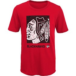 NHL Youth Chicago Blackhawks Saucer Pass Red T-Shirt