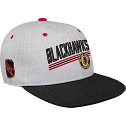 NHL Youth Chicago Blackhawks Wordmark Precurved Snapback Hat