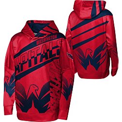 NHL Youth Washington Capitals Home Ice Red Pullover Hoodie