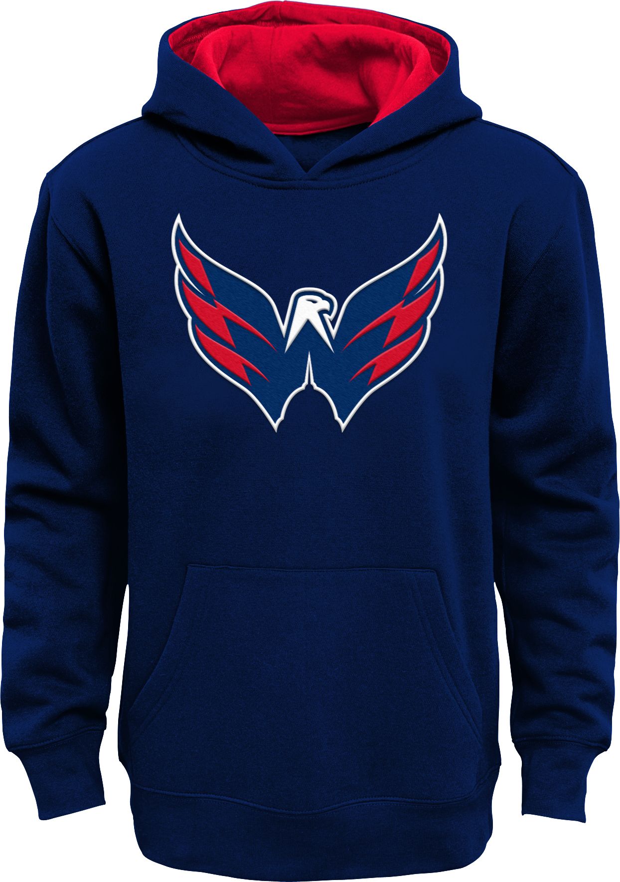 NHL Youth Washington Capitals Prime Alternate Navy Pullover Hoodie
