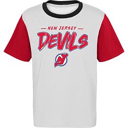 NHL Infant New Jersey Devils Crew Neck Romper, Red - 18M