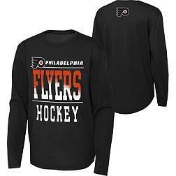 Youth Philadelphia Flyers Fanatics Branded Black Gritty Long Sleeve T-Shirt