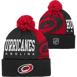 NHL Youth Carolina Hurricanes Cuff Pom Knit Beanie