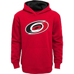 Outerstuff Youth Black Carolina Hurricanes Ageless Revisited Lace-Up V-Neck Pullover Hoodie Size: Large
