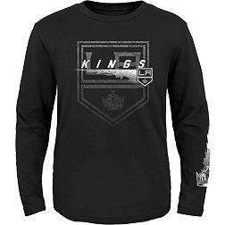 NHL Youth Los Angeles Kings Black Corked Ice Long Sleeve T-Shirt