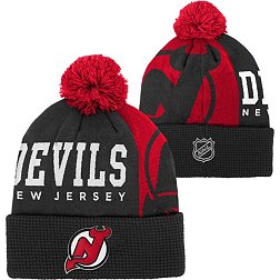 NHL Youth New Jersey Devils Cuff Pom Knit Beanie