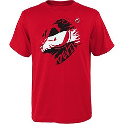 NHL Youth New Jersey Devils Knockout Red T-Shirt