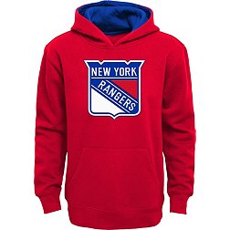NHL Youth New York Rangers Barn Burner Blue Long Sleeve Shirt